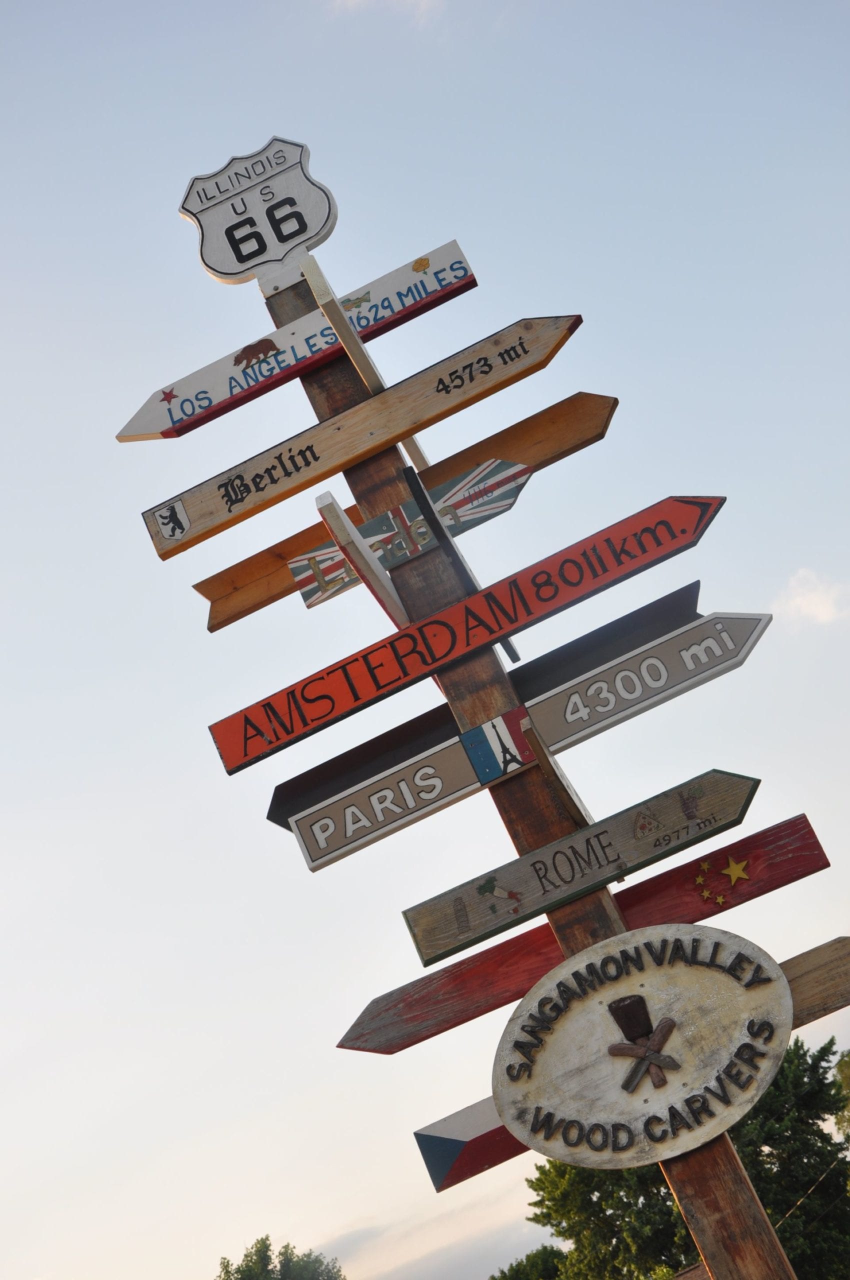 Route 66 Road Sign