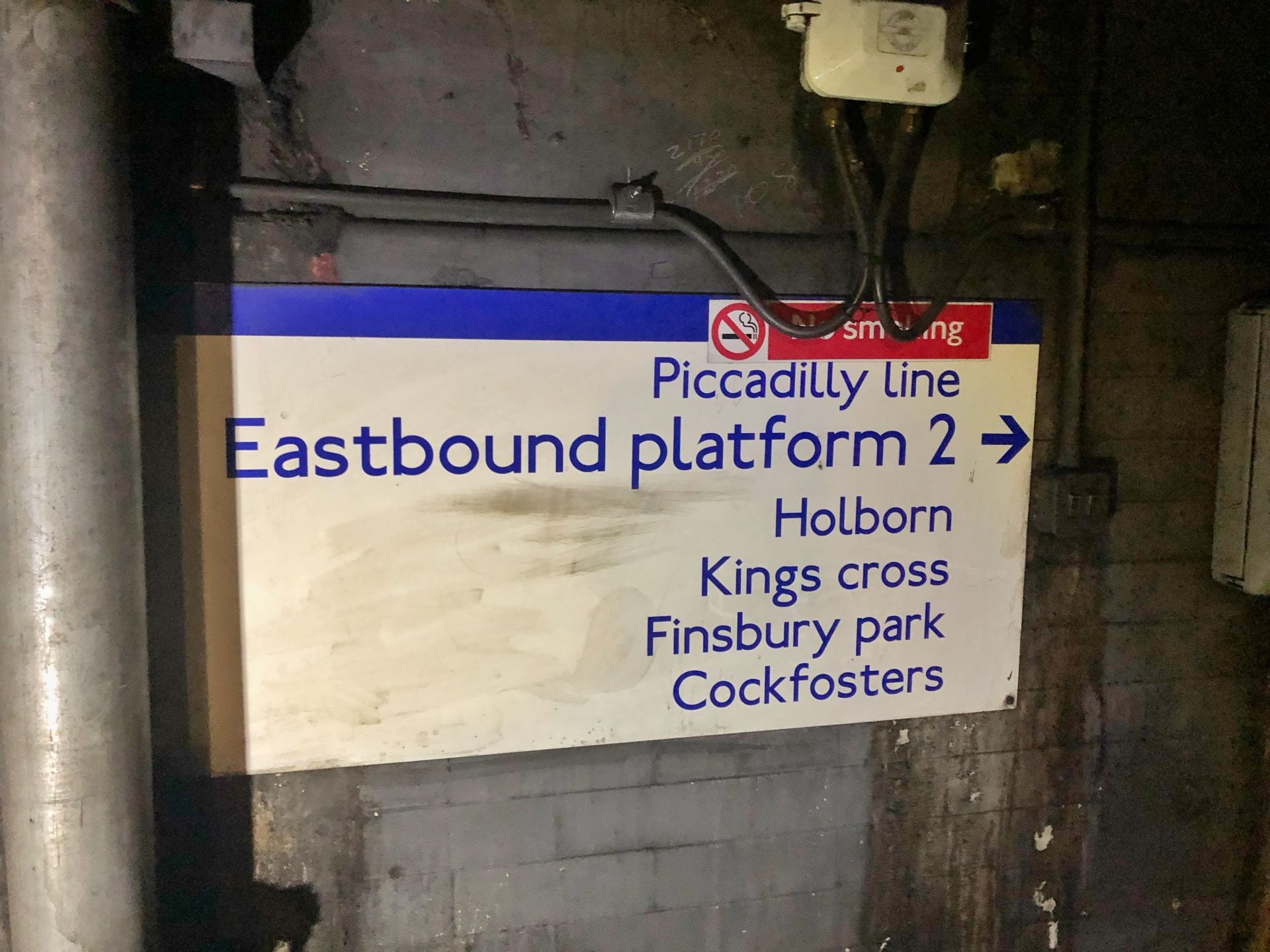 Tube Station Sign