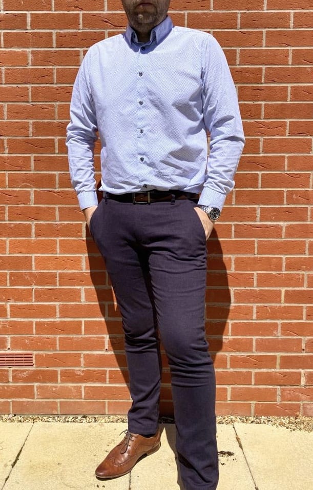 Ted Baker White Shirt and Trousers