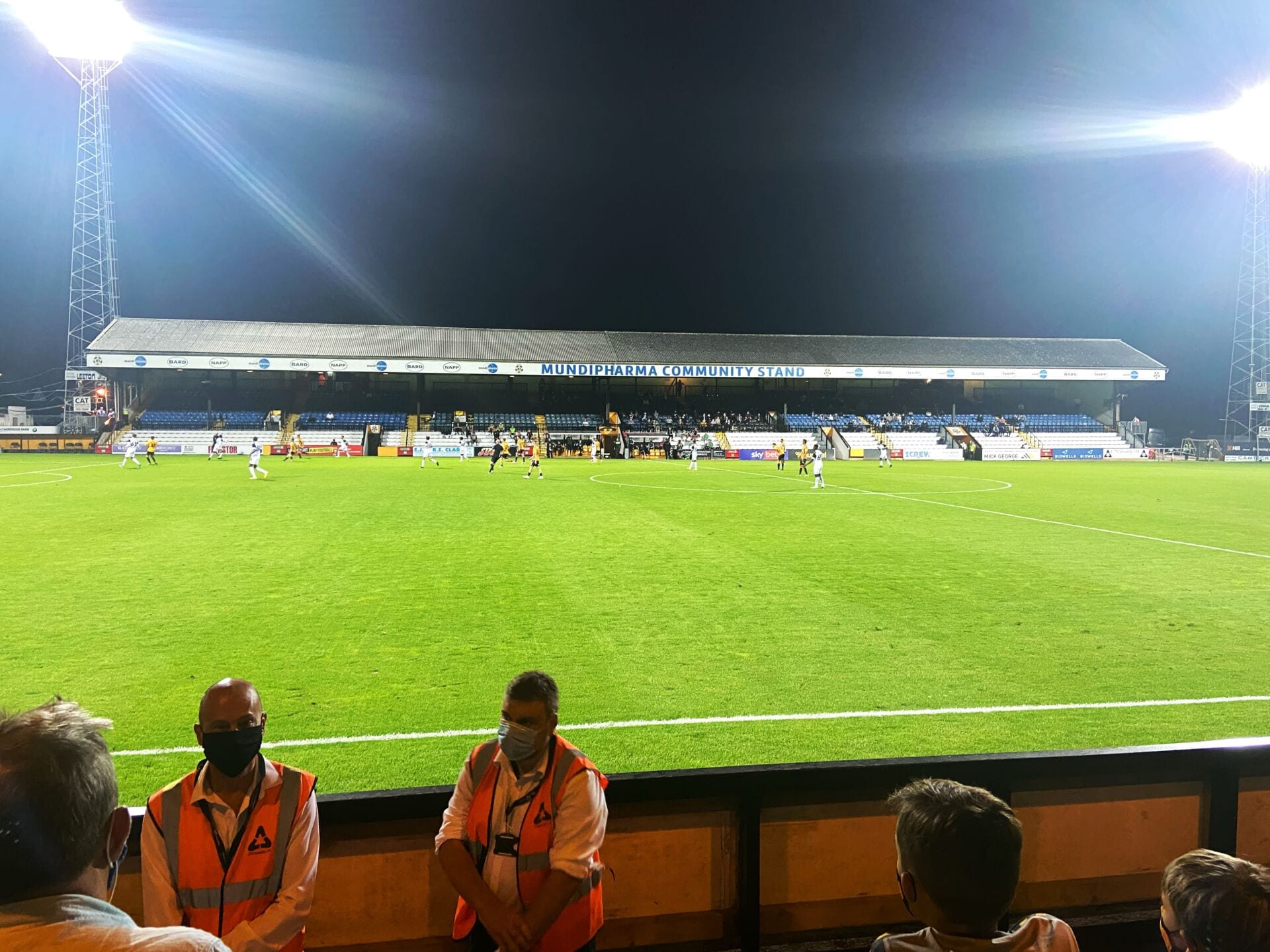 Football in a Covid World Abbey Stadium