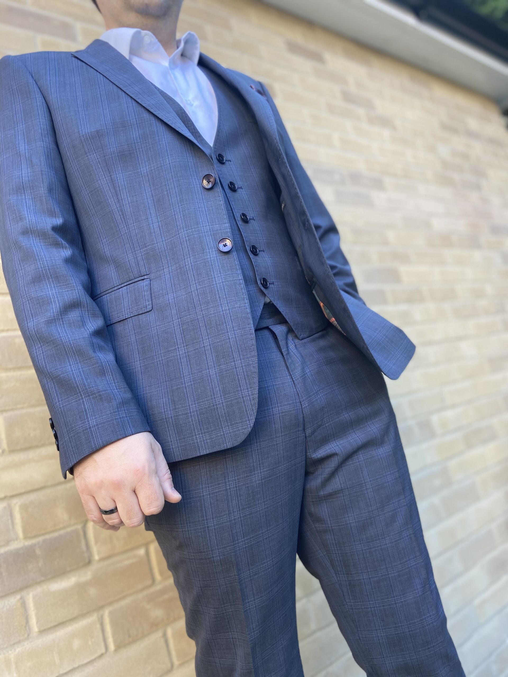 Ted baker outlet navy suit