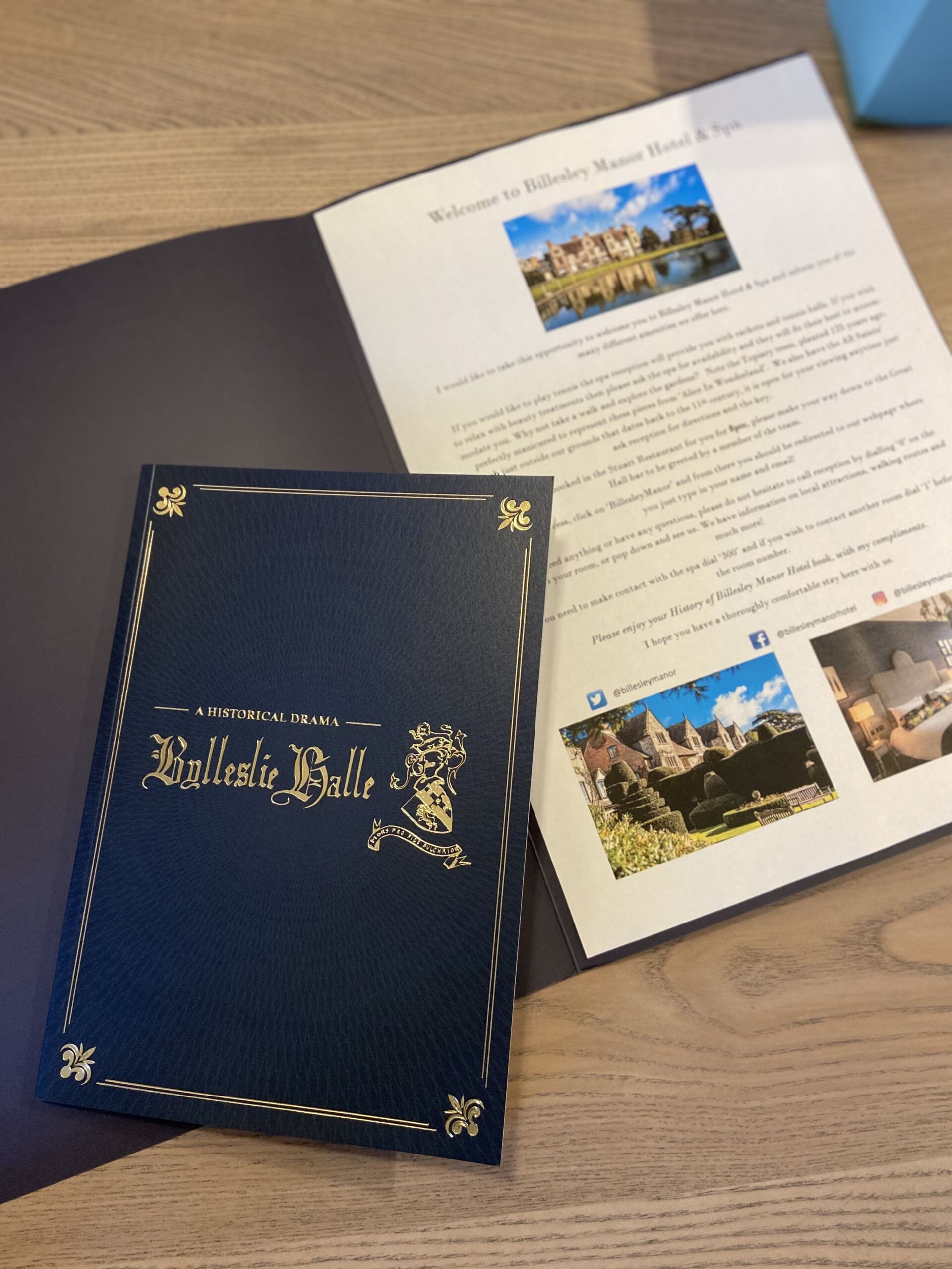 Billesley Manor history book