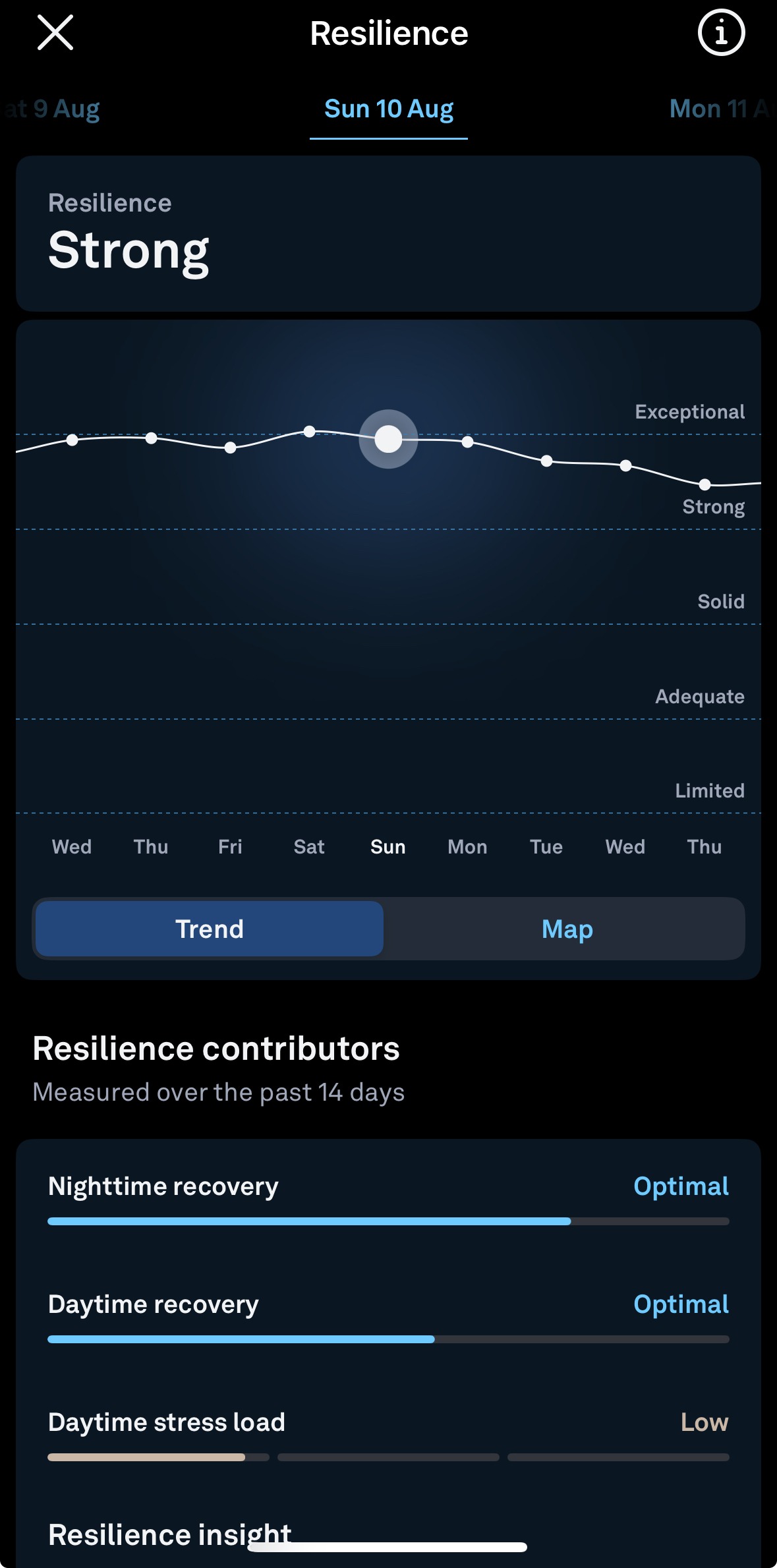 Our ring HRV Score Oura Ring HRV Score tracking App